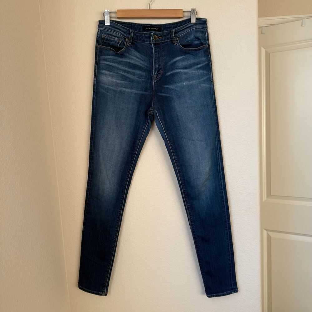 Cult of Individuality Gypsy High Rise Skinny Jeans Ankle Zip Detail Size 30